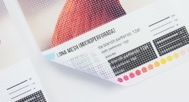 Lonas microperforadas |  Telas mesh microperforadas