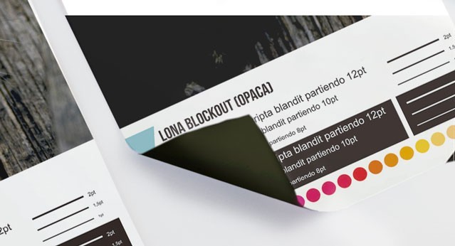 Lona publicitaria blockout en impresión digital | Desde 6.95 €/m2