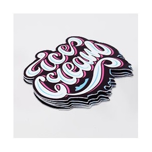 Pegatinas con forma personalizada